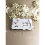 Krikštynų vokelis su drugeliais