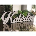 Užrašas "Kalėdos"