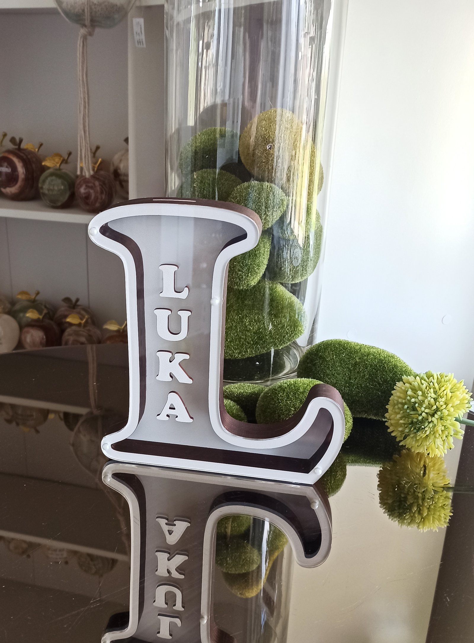 Pastatoma taupyklė "Raidė"