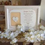 Rėmelis - padėka tėvams vestuvių proga