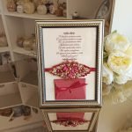 Sveikinimas rėmelyje + vokelis pinigams