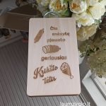 Pjaustymo lentelė "Geriausias krikšto tėtis"