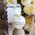 Onikso obuolys krikšto mamytei 7 cm