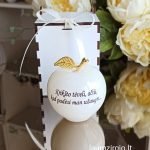 Onikso obuolys krikšto tėveliui 7 cm