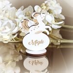 Vardinė stalo kortelė - Vienaragis