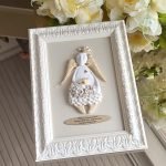 Keraminis angelas rėmelyje - mokytojai