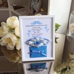 Sveikinimas rėmelyje + vokelis berniukui