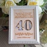 Rėmelis pinigams "40-ojo jubiliejaus proga"