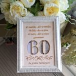 Rėmelis pinigams "60-ojo jubiliejaus proga"