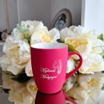 Graviruotas puodelis mokytojai