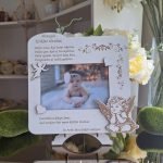 Rėmelis Krikšto tėvams su vieta nuotraukai