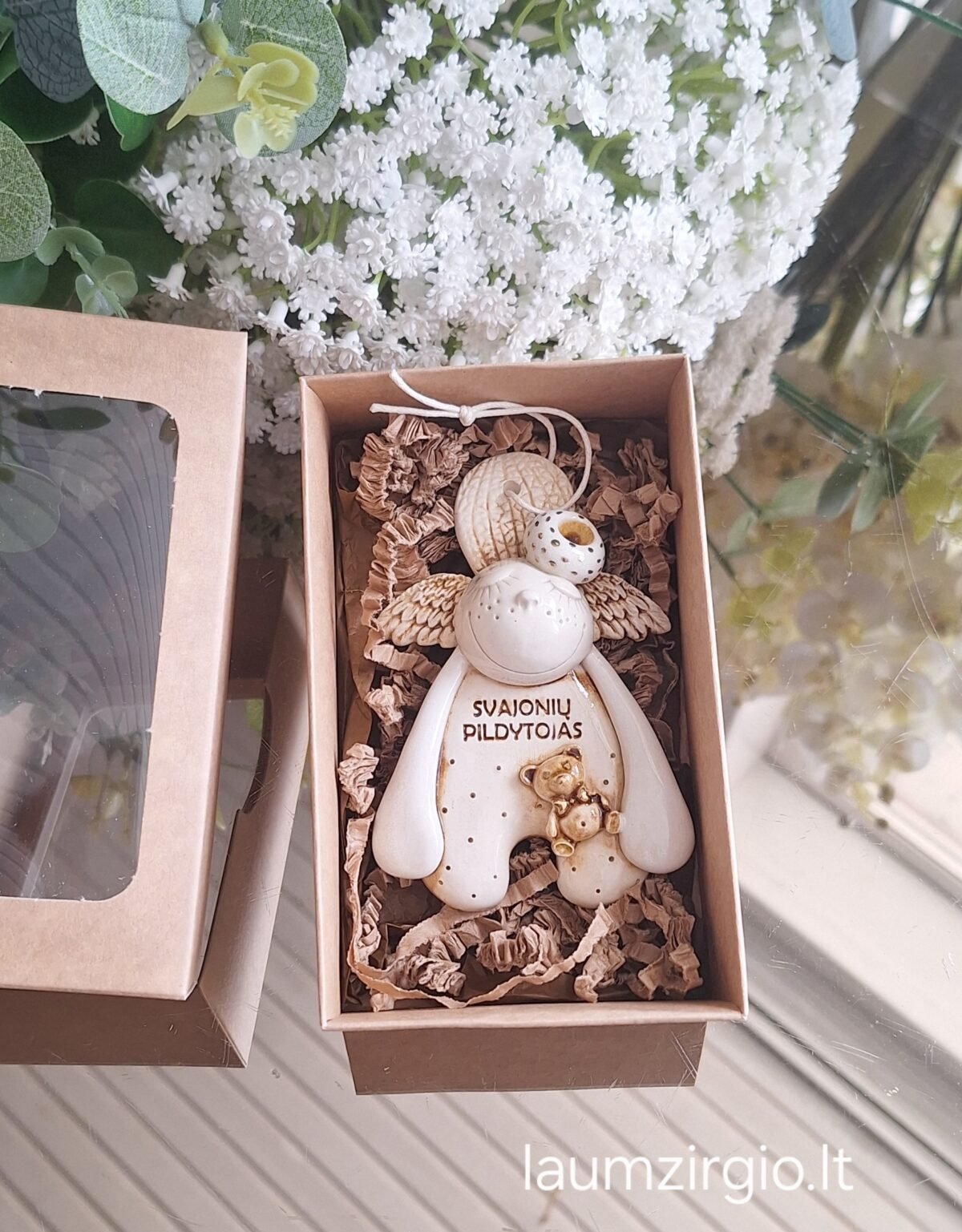 Keraminis angelas dėžutėje "Svajonių pildytojas" - Image 1