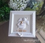 Keraminis angelas rėmelyje „Angelas sargas”