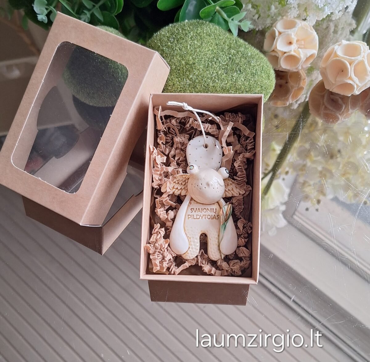 Keraminis angelas dėžutėje "Angelas sargas" - Image 1