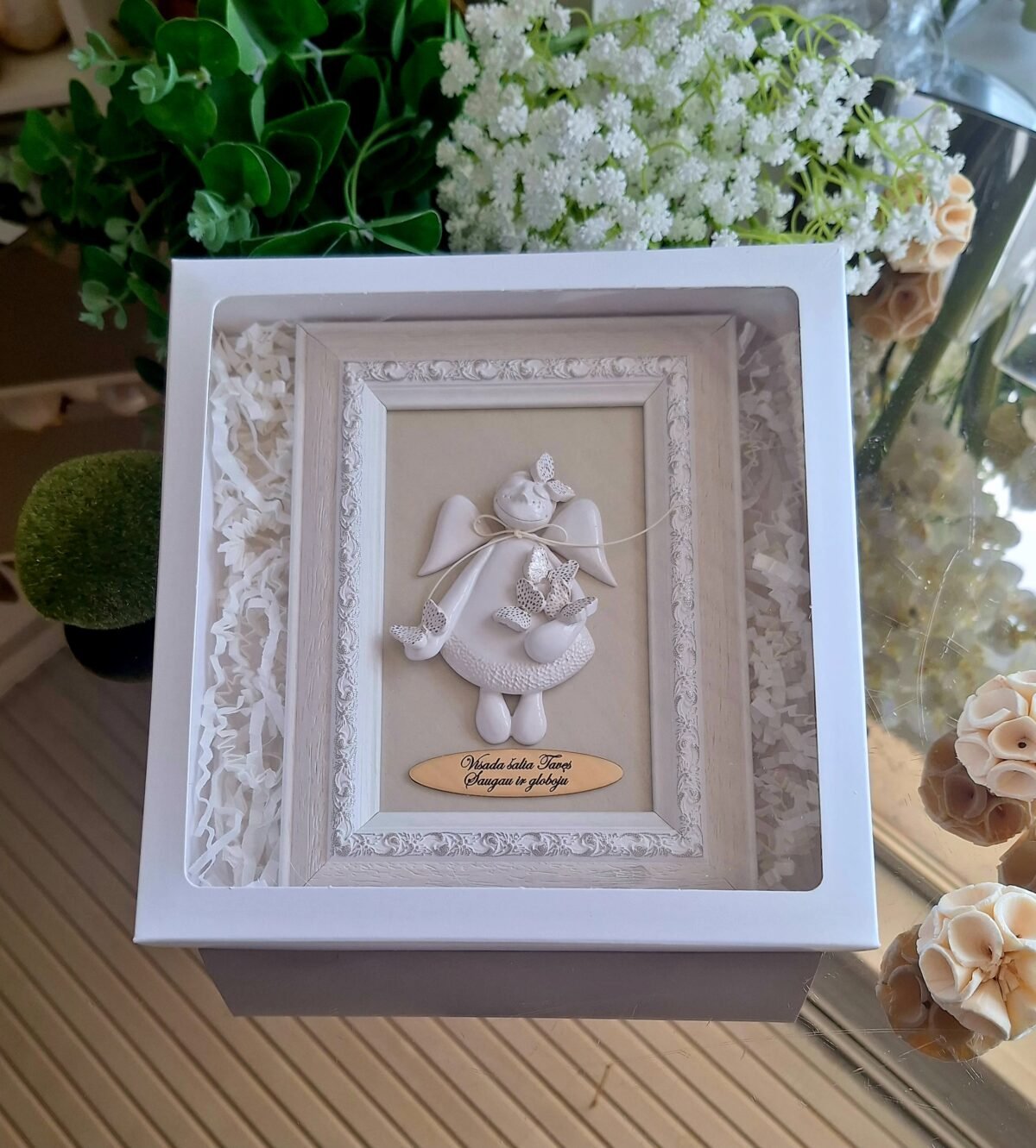 Keraminis angelas rėmelyje - Image 2