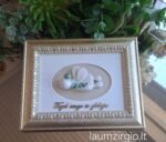 Keraminis angelas rėmelyje „Angelas sargas”