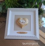 Keraminis paveikslas "Širdis su angeliuku"