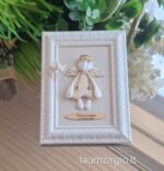 Keraminis angelas rėmelyje „Angelas sargas”