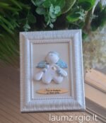 Keraminis angelas rėmelyje „Angelas sargas”