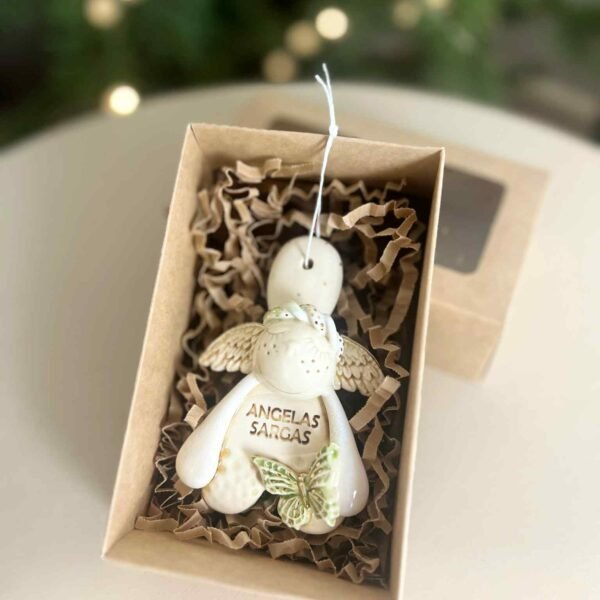 Keraminis angelas dėžutėje "Angelas sargas"