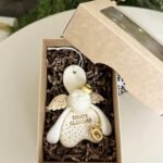 Keraminis angelas dėžutėje "Šeimos globėjas"