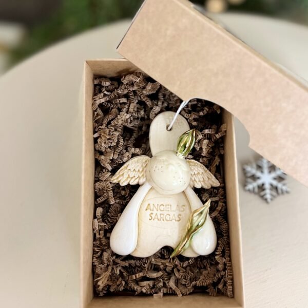 Keraminis angelas dėžutėje "Angelas sargas"