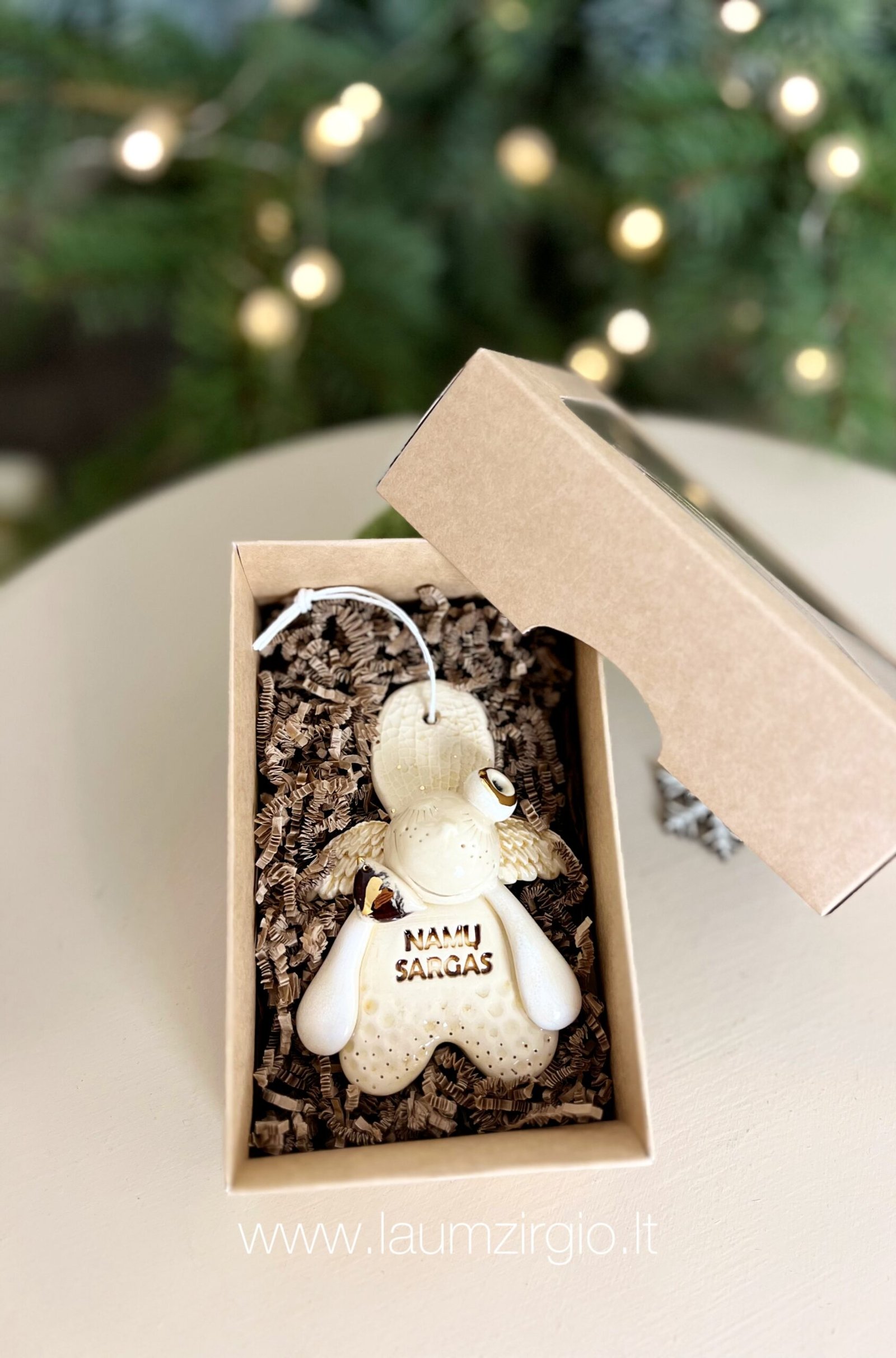 photo-output Keraminis angelas dėžutėje "Namų sargas" - Image 1