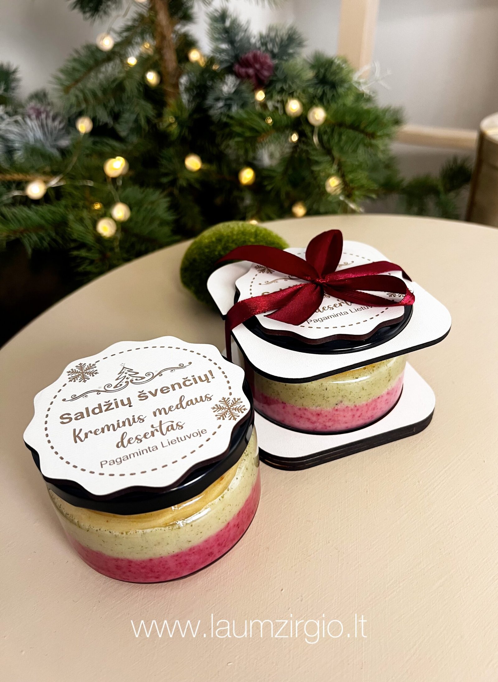 photo-output Kreminio medaus desertas dovanėlė „LIETUVA" - Image 1