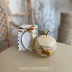 Graviruotas onikso obuolys Krikšto tėveliui... 12cm