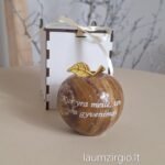 Graviruotas onikso obuolys “Kur yra meilė...”7 cm