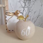 Graviruotas onikso obuolys 60 12cm