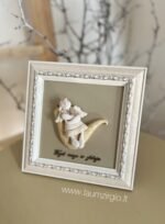 Keraminis angelas rėmelyje "Angelas sargas"