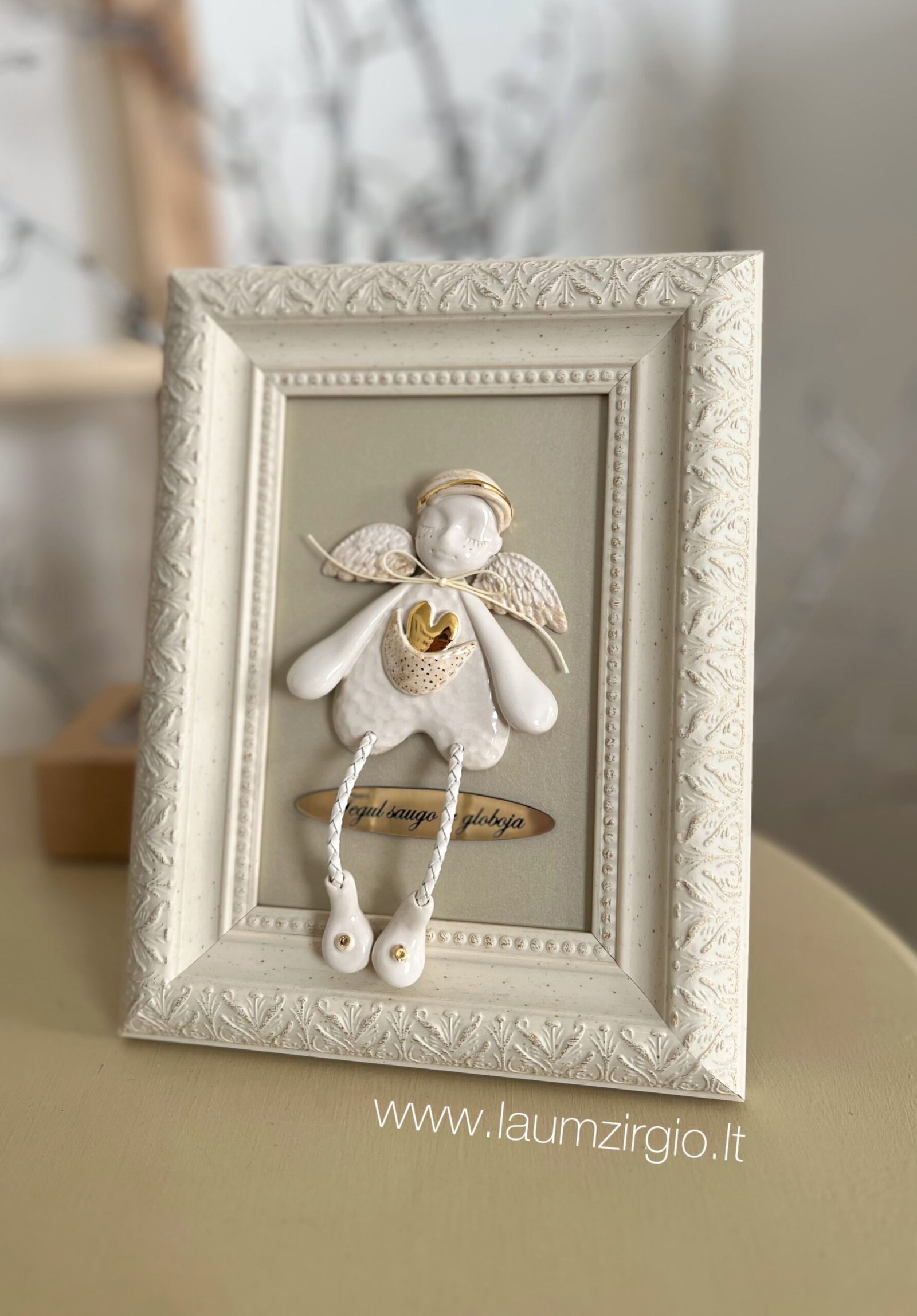 photo-output Keraminis angelas rėmelyje „Angelas sargas” - Image 1