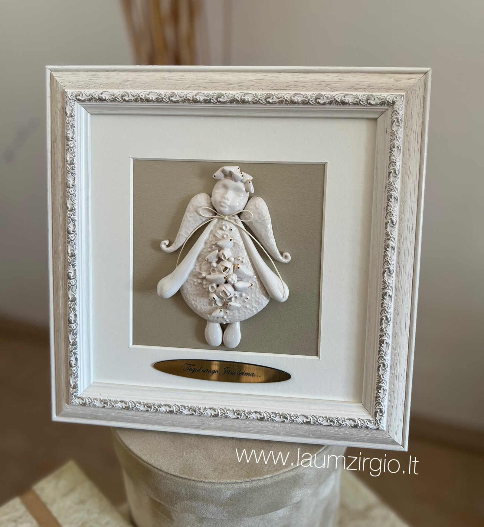 photo-output Keraminis paveikslas "Angelas sargas" - Image 1