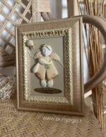 Keraminis angelas rėmelyje „Angelas sargas”