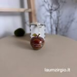 Graviruotas onikso obuolys 7 cm Tegul svajonės