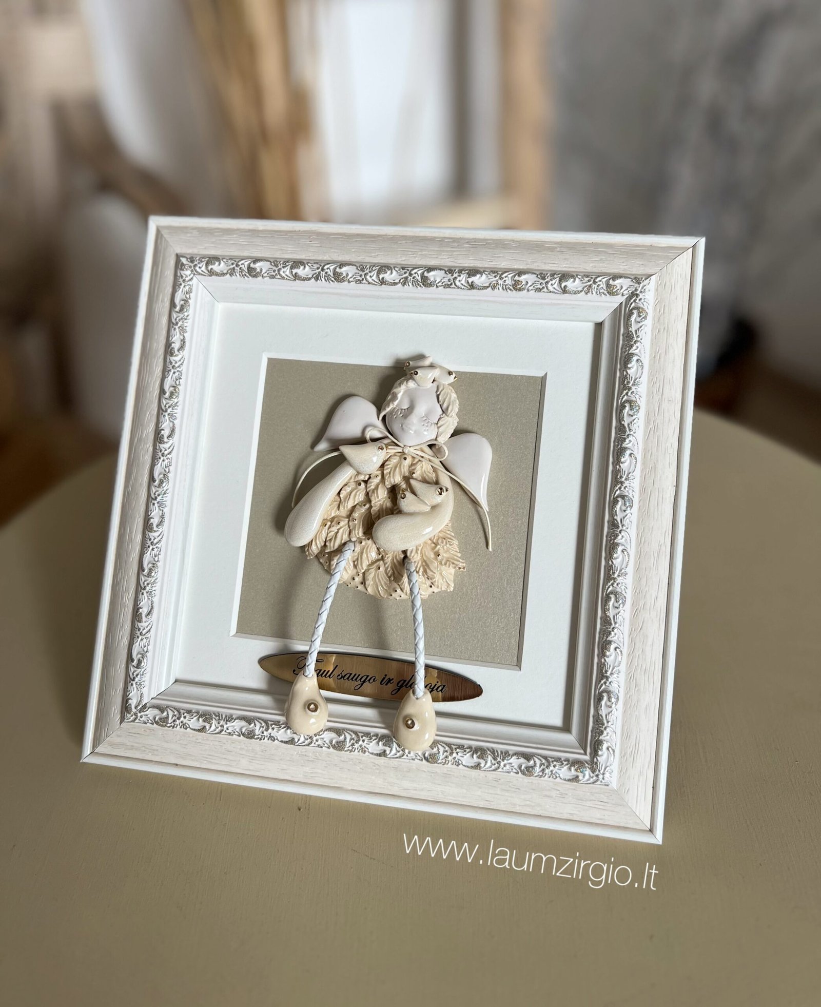 photo-output Keraminis angelas rėmelyje „Angelas sargas” - Image 1