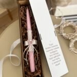 Krikšto žvakė su dėžute