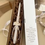 Krikšto žvakė su dėžute