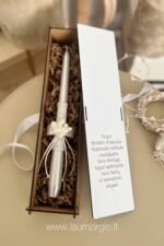 Krikšto žvakė su dėžute