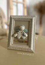 Keraminis angelas rėmelyje