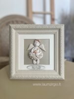 Keraminis angelas rėmelyje „Angelas sargas"