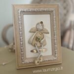 Keraminis angelas rėmelyje „Angelas sargas”