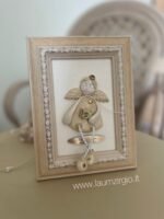 Keraminis angelas rėmelyje „Angelas sargas”