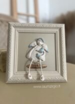 Keraminis angelas rėmelyje „Angelas sargas"